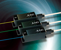 Developed diode pumped compact visible lasers