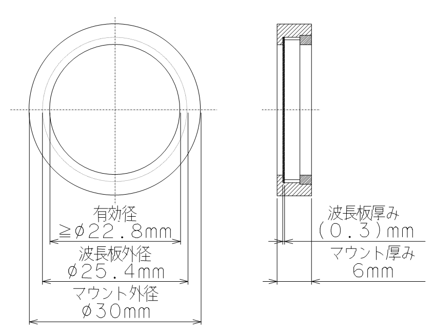 外形寸法図・KWH***-25、KWH***-30MT